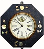 C.1850, Unknown, Iron case gallery timepiece, 30-hour lever/balance in generally good original condition.