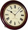 C.1890, G. Hall, Gateshead, England, 8-day fusee gallery timepiece.