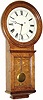 C.1920, Chelsea No. 1 Pendulum regulator in oak and in generally good restored condition, with nicks and scrapes to case and bottom left return damaged.