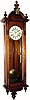 C.1901, Ansonia Clock Co., "Capital" 8-day weight mahogany timepiece.
