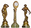 C.1900, German, Junghans, Swing clock set in excellent original condition.