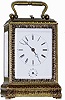 C.1850, French, Bechot, Brass Cased Carriage clock,