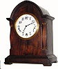 C.1917, Waterbury Clock Co., "Chime Clock 501" 8-day time/chime/strike mahogany mantel clock, in excellent original condition.