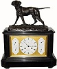 C.1880, French, Bourdin, Mantel Regulator,
