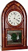 C.1845, Brewster and Ingrahams, Bristol, Conn, 8-day time/strike rosewood Kirk's patent beehive shelf clock.