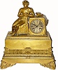 C.1870, French, Ormolu Figural Clock Bonapart's Son, in generally good, as-found condition.