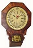 C.1868, Gilbert Manufacturing Co, Maranville's Patent Octagon Drop Calendar wall clock.