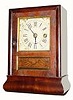 C.1863, Seth Thomas Clock Co., Plymouth Hollow, Conn, 30-hour rosewood cottage clock, OG base, in very good condition, with some restoration.