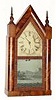 C.1845, Forestville Mfg. Co., J. C. Brown, Bristol, Conn. 8-day time/strike ripple door steeple clock.