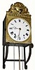 C.1840, French, Morbier 8-day 2-Weight, prayer repeat clock in very clean condition.