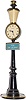 C.1955, Swiss, LeCoultre Rue de la Paix "Street Clock", mini souvenir clock, in excellent original condition.