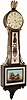 C.1940, Chelsea, Full Size Willard model banjo clock, 8-day time and strike.