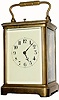 C.1900, French, Brass Cased Carriage clock,