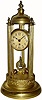 C.1910, German, Jahresuhrenfabrik, 30-Day torsion pendulum clock, (less dome).