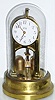 C.1910, Tiffany Never-Wind Clock Co., Buffalo, NY, battery clock in excellent original condition including dome (no battery).