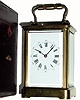 Mixed lot: C.1900, Brass Carriage Clock,