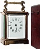 C.1910, French, for the Scottish market, another "short" carriage clock consigned by a Scot.