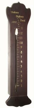 C.1970, Horolovar Co., New York, Dickory, Dickory, Dock clock in generally good condition, and with original box, that was at some point sent to H.G.Webber, Hampton, NH. — Antique Clocks Price Guide