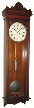 C.1892, Standard Electric Time Co., Waterbury, Conn, self winding clock, now converted to weigHeight drive (with a No.2 great wheel and maintaining power). — Antique Clocks Price Guide