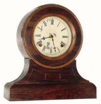 C.1870, Jerome and Co. (New Haven Clock Co.) 8-day rosewood mantel. — Antique Clocks Price Guide