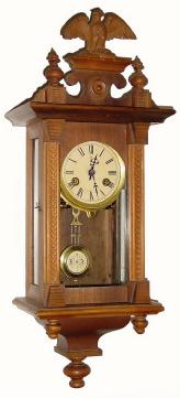 C.1900, Junghans, 8-day time/strike RA wall regulator, with restoration. — Antique Clocks Price Guide