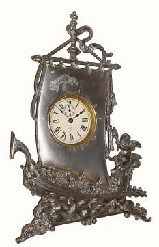 C.1894, Ansonia Clock Co., "Novelty No. 803" 30-hour novelty timepiece. — Antique Clocks Price Guide