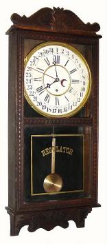 C.1913, William L. Gilbert Clock Co., "Observatory", 8-day wall timepiece. — Antique Clocks Price Guide
