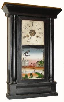 C.1865, Fairbanks and Co., Saint Johns, New Brunswick, Canada, 30-hour time and strike shelf clock. — Antique Clocks Price Guide