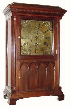 C.1910, Unknown, 8-day time/strike bracket clock. — Antique Clocks Price Guide