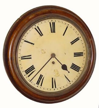 C.1890, Handyman special. 8-day fusee gallery timepiece, as-found. Actually you have most of the makings of a nice gallery timepiece. — Antique Clocks Price Guide