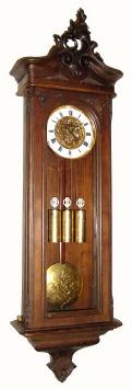 C.1880, Austrian, 2nd Broque, 3-Wt, Grand Sonnerie wall clock. — Antique Clocks Price Guide
