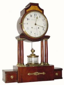 C.1790, Austrian/Polish, Rare Detached balance with pinwheel escapement clock, from an early Polish desk. — Antique Clocks Price Guide