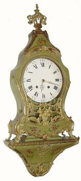 C.1790, Swiss, Neuchatel Clock and Bracket, with restoration. — Antique Clocks Price Guide