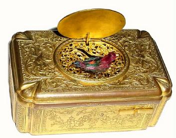 C.1890, Swiss, A. Leschot, Singing Bird box in very good original condition. — Antique Clocks Price Guide