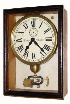 C.1930, French, Brillie Electrique, electric battery master timepiece. — Antique Clocks Price Guide
