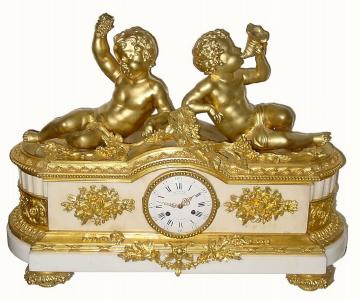 C.1860, French, Monumental Ormolu and Marble clock in very good condition. — Antique Clocks Price Guide