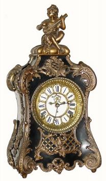 C.1898, F. Kroeber Clock Co., New York "Pompadour" French-style mantel clock, in generally good condition. — Antique Clocks Price Guide