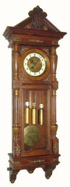 C.1895, German, 3-Weight "Vienna Regulator" with restorations. — Antique Clocks Price Guide