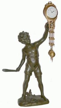 C.1910, Junghans, BATBOY, German swinger clock in excellent original condition. — Antique Clocks Price Guide
