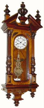C.1893, German, Gustav Becker walnut cased spring regulator in a superb alt Deutsch case. — Antique Clocks Price Guide