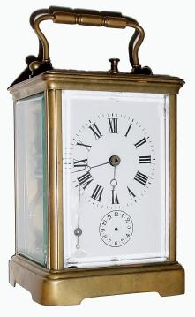 C.1900, French, Grand Sonnerie Carriage clock, as-found, in need of restoration. — Antique Clocks Price Guide