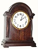 C.1920, Waterbury Clock Co., "Chime Clock No. 500", 8-day time/chime mahogany mantel clock, in generally good original condition.