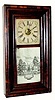 C.1848, Forestville Mfg. Co., 8-day time and strike mahogany OOG shelf clock.