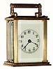 C.1910, Waterbury Clock Co., "Speck" 30-hour carriage timepiece.