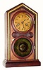 C.1874, E. Ingraham and Co., "Doric No. 2" 30-hour time and strike shelf clock, in very good condition, the case nicely refinished (otherwise original).