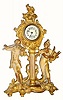 C.1905, Wm.L. Gilbert Clock Co., thirty-hour figurine novelty in very good original condition.