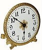 C.1905, (prob.) Wm. L. Gilbert Clock Co., "gaslight" timepiece which fit on a gas light arm and could be illuminated at night.