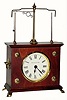 C.1969, Horolovar Co., New York, reproduction, of the famous "Ignatz" flying Pendulum clock.
