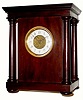 C.1905, American Clock Co., Chicago, Ill, battery operated electric timepiece. This was a company that was formed in Kansas City out of a merger of the Automatic Electric Clock Co., and the United States Pneumatic Clock Co., The movement is housed in a simple designed mahogany case with original finish.