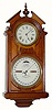 C.1875, Ithaca Clock Co., "No. 6 Hanging Library", 8-day time and strike wall calendar clock, with restorations.